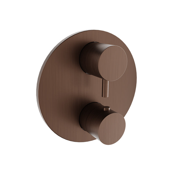 Baril Zip Complete Thermostatic Pressure Balanced Shower Control Valve with 3-Way Diverter - Shared Ports