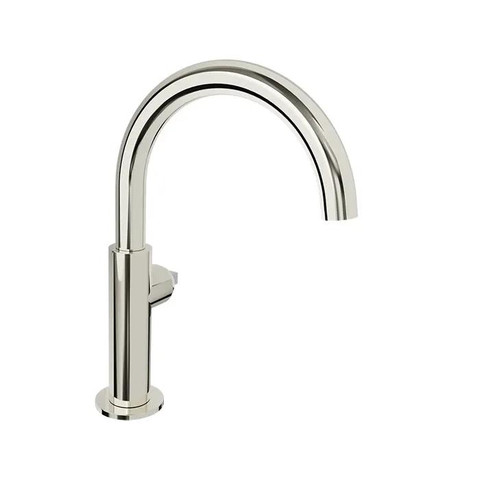 Baril Air Single-Hole Lavatory Faucet - Drain Included (Without Handle) by Baril