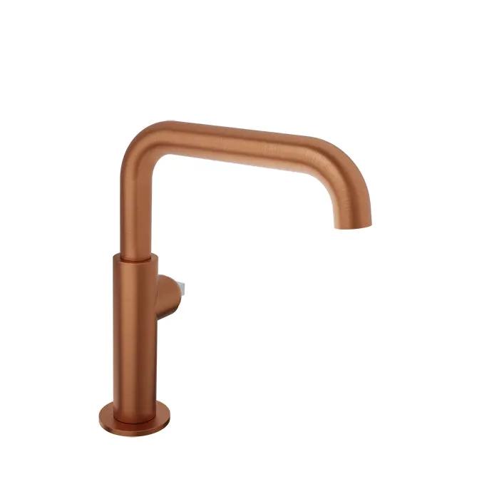 Baril Air Single-Hole Lavatory Faucet - Drain Not Included (Without Handle) by Baril