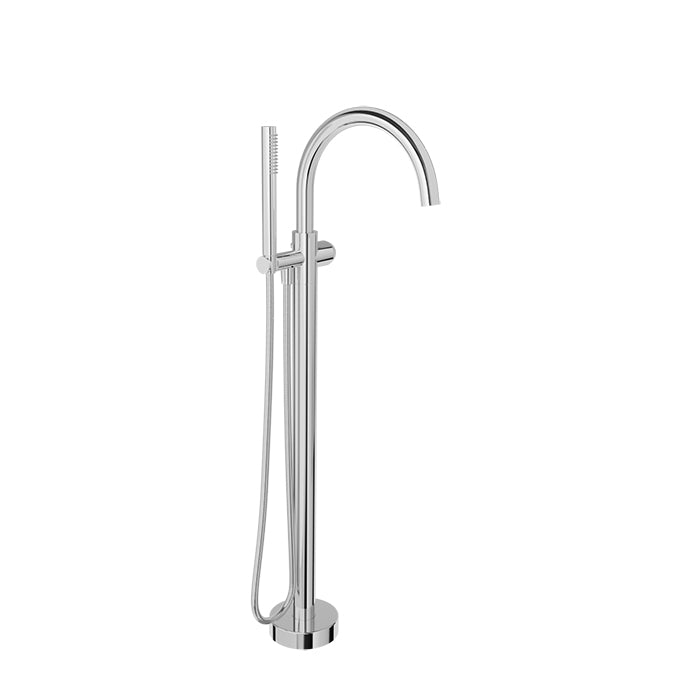 chrome tub filler