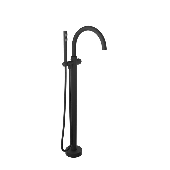 Baril Air Floor-Mounted Tub Filler with Hand Shower (Without Handle)