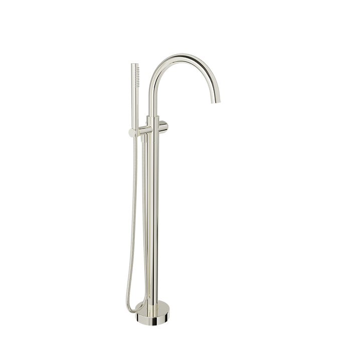 Baril Air Floor-Mounted Tub Filler with Hand Shower (Without Handle)