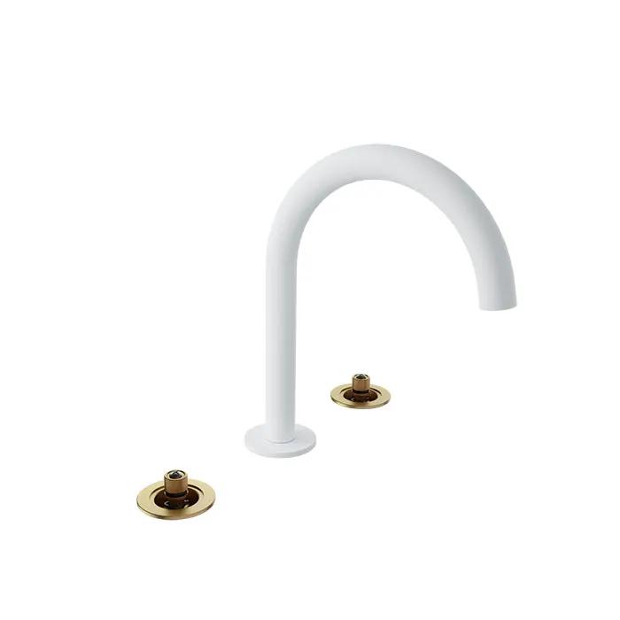 Baril Air 8 inch C/C Lavatory Faucet - Drain Included (Without Handle) by Baril