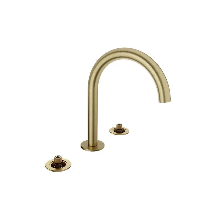 Baril Air 8 inch C/C Lavatory Faucet - Drain Included (Without Handle) by Baril
