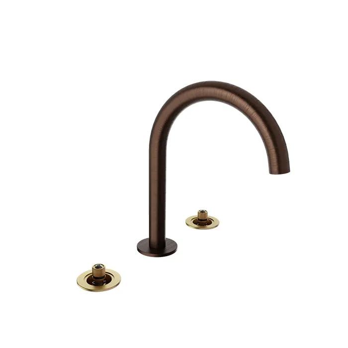 Baril Air 8 inch C/C Lavatory Faucet - Drain Included (Without Handle) by Baril