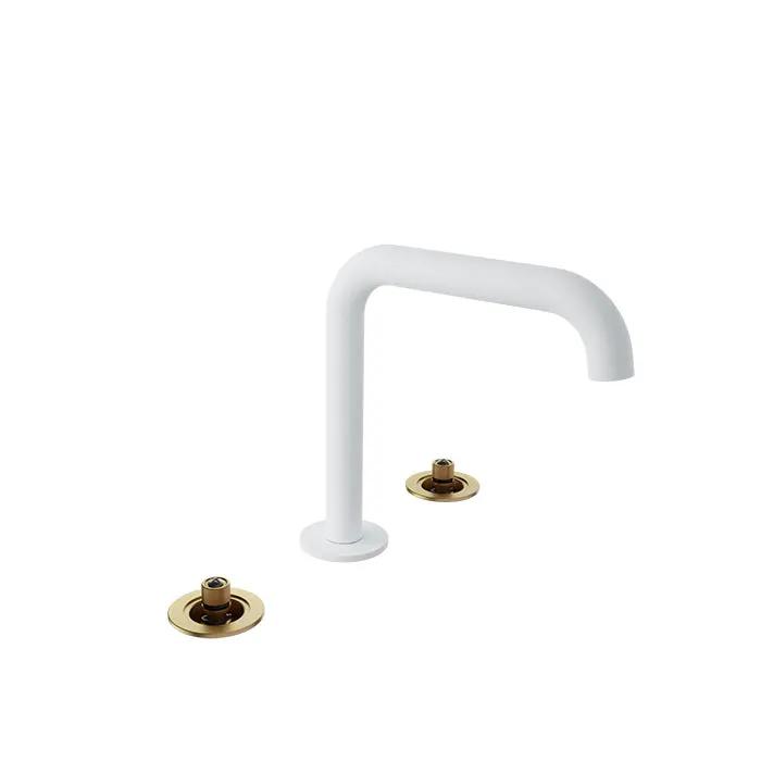 Baril Air 8 inch C/C Lavatory Faucet - Drain Included (Without Handle) by Baril