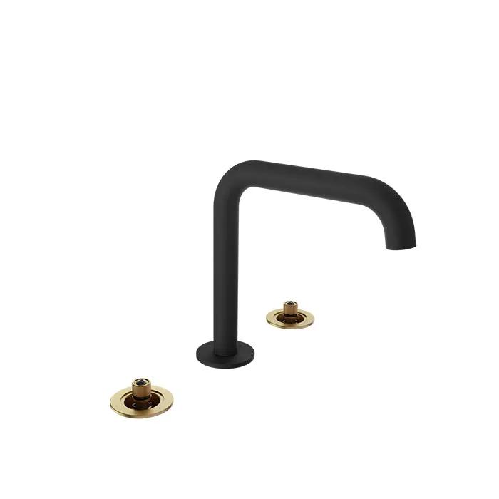 Baril Air 8 inch C/C Lavatory Faucet - Drain Included (Without Handle) by Baril