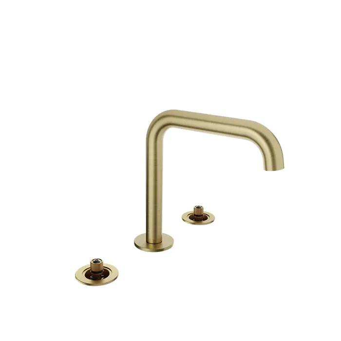 Baril Air 8 inch C/C Lavatory Faucet - Drain Included (Without Handle) by Baril