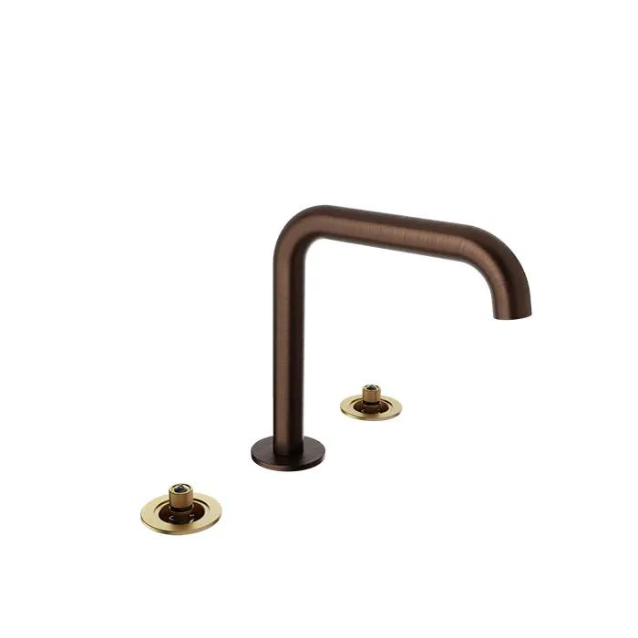 Baril Air 8 inch C/C Lavatory Faucet - Drain Included (Without Handle) by Baril