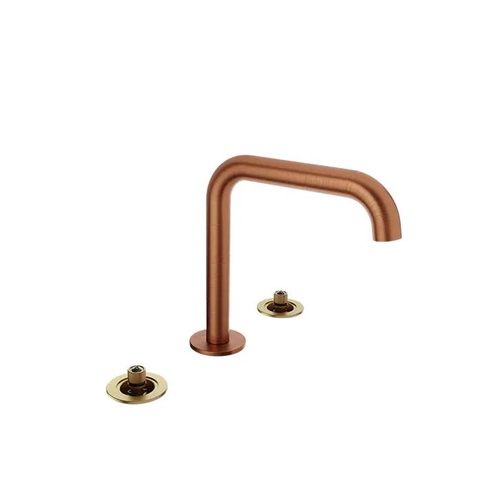 Baril Air 8 inch C/C Lavatory Faucet - Drain Included (Without Handle) by Baril