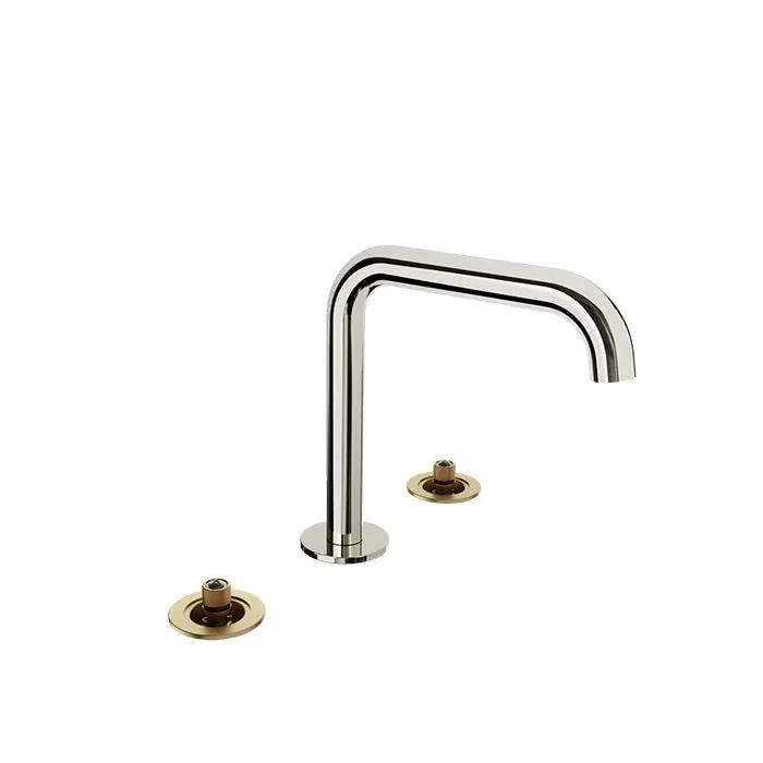Baril Air 8 inch C/C Lavatory Faucet - Drain Included (Without Handle) by Baril
