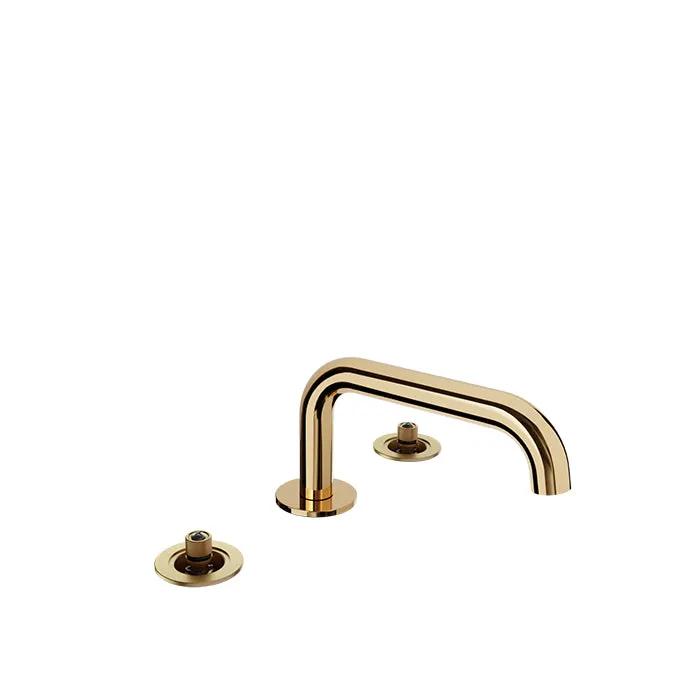 Baril Air 8 inch C/C Lavatory Faucet - Drain Included (Without Handle) by Baril