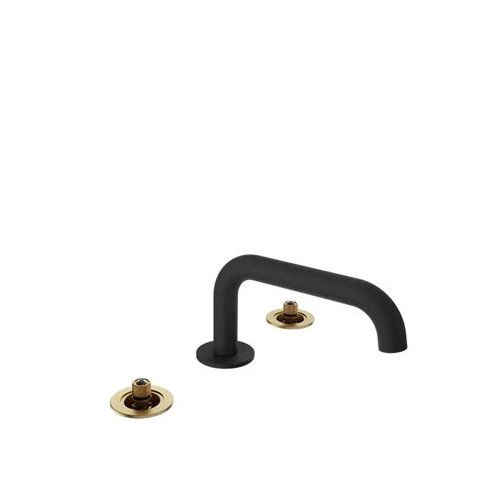 Baril Air 8 inch C/C Lavatory Faucet - Drain Included (Without Handle) by Baril