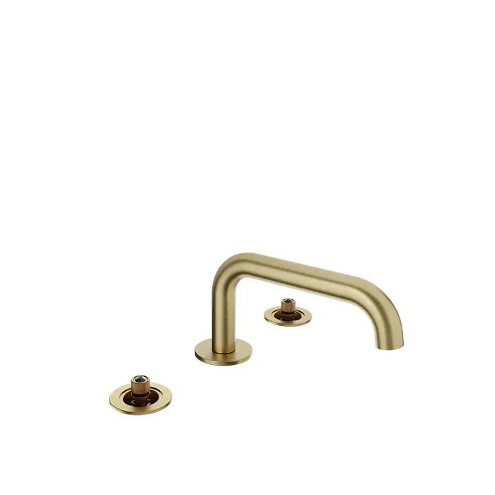Baril Air 8 inch C/C Lavatory Faucet - Drain Included (Without Handle) by Baril