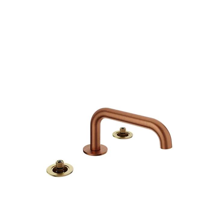 Baril Air 8 inch C/C Lavatory Faucet - Drain Included (Without Handle) by Baril
