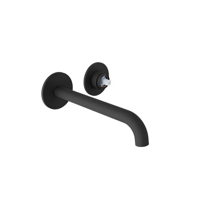Baril Air Single Lever Wall Mounted Lavatory Faucet - Drain Not Included (Without Handle) by Baril