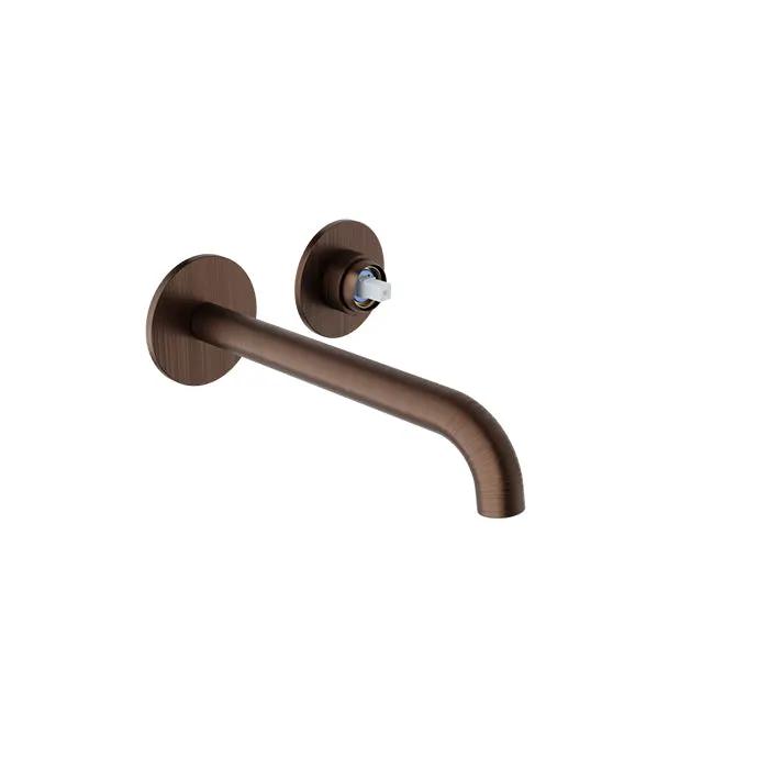Baril Air Single Lever Wall Mounted Lavatory Faucet - Drain Not Included (Without Handle) by Baril
