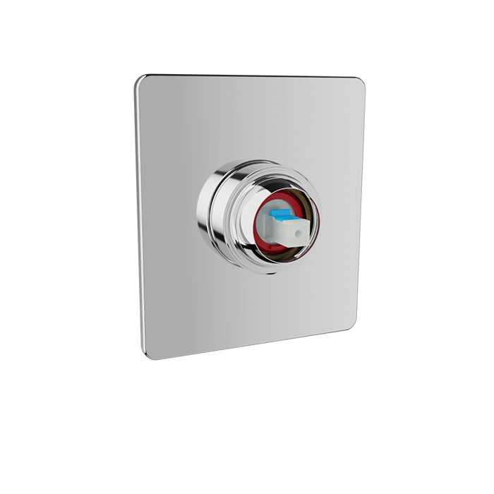 chrome shower valve