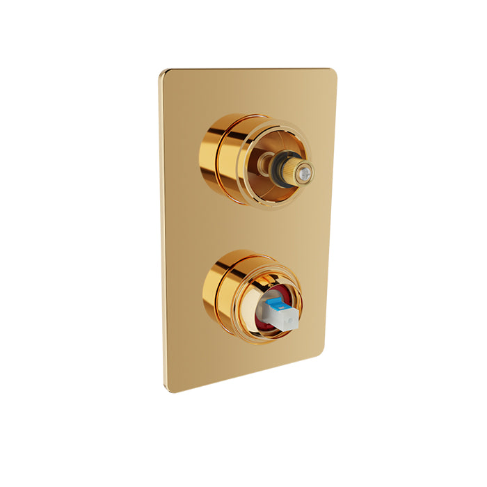 Baril Air Pressure Balanced Shower Control Valve with 3-Way Diverter without Handle - Non-Shared Port