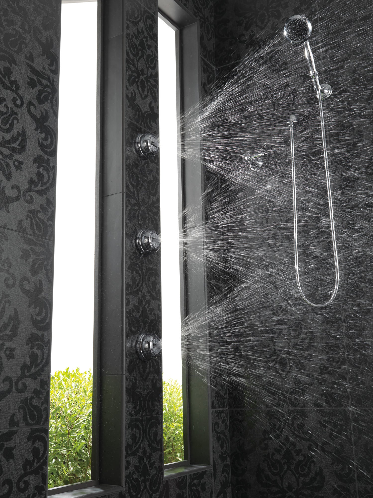 chrome handshower