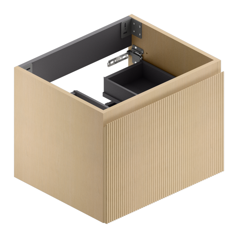 Berloni Pura Vanity 24" Base Cabinet with 2 Drawers