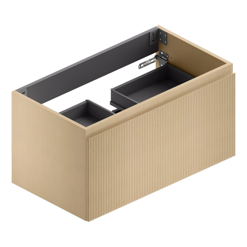 Berloni Pura Vanity 36" Base Cabinet with 2 Drawers