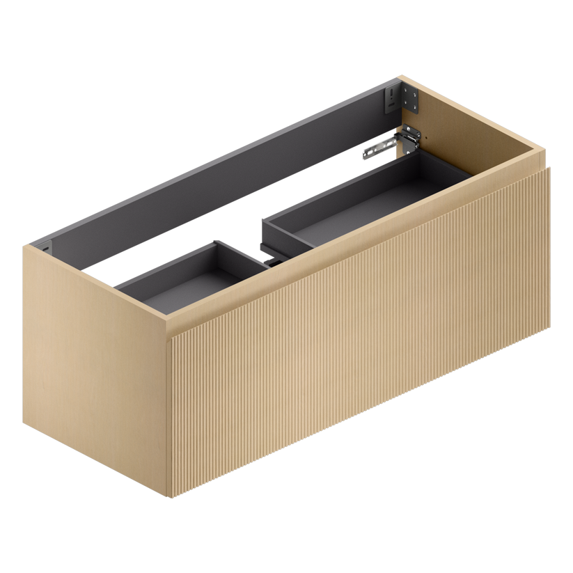 Berloni Pura Vanity 48" Base Cabinet with 2 Drawers