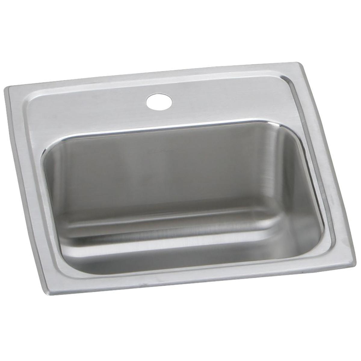 Elkay Celebrity 15" x 15" x 6-1/8" Single Bowl Drop-in Bar Sink