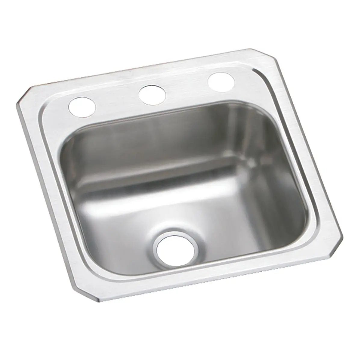 Elkay Celebrity 15" x 15" x 6-1/8" Single Bowl Drop-in Bar Sink by Elkay