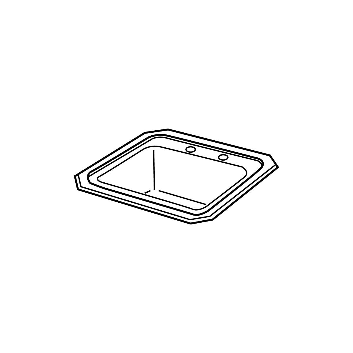 brushed satin drop-in bar sink