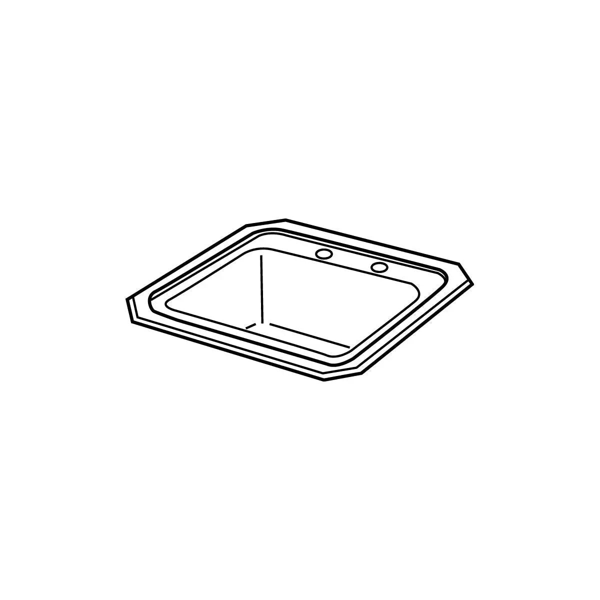 brushed satin drop-in bar sink