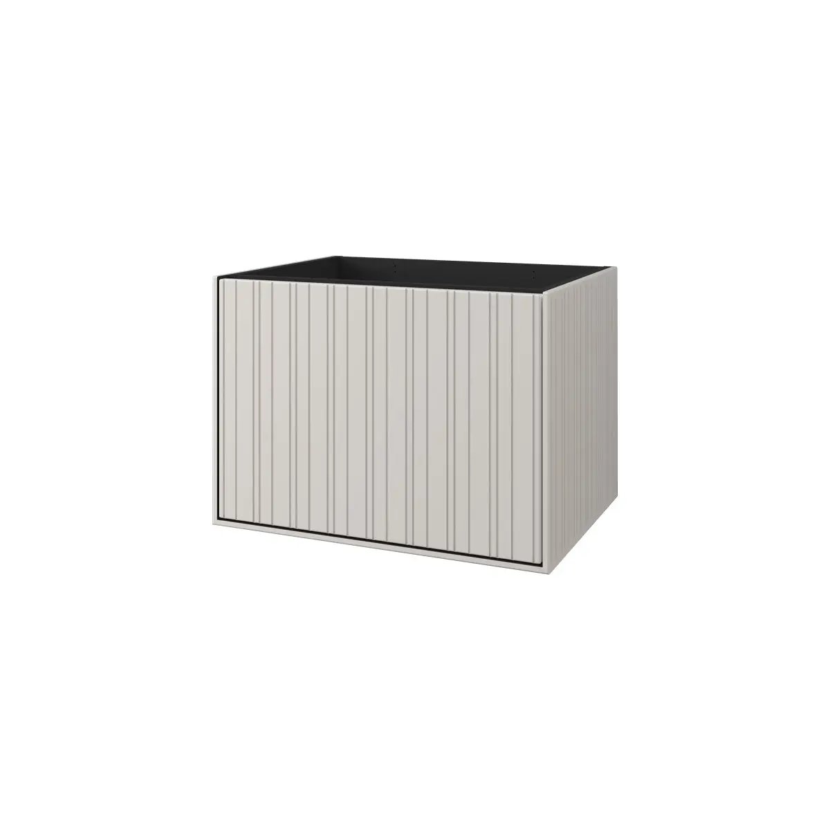 white matte vanity