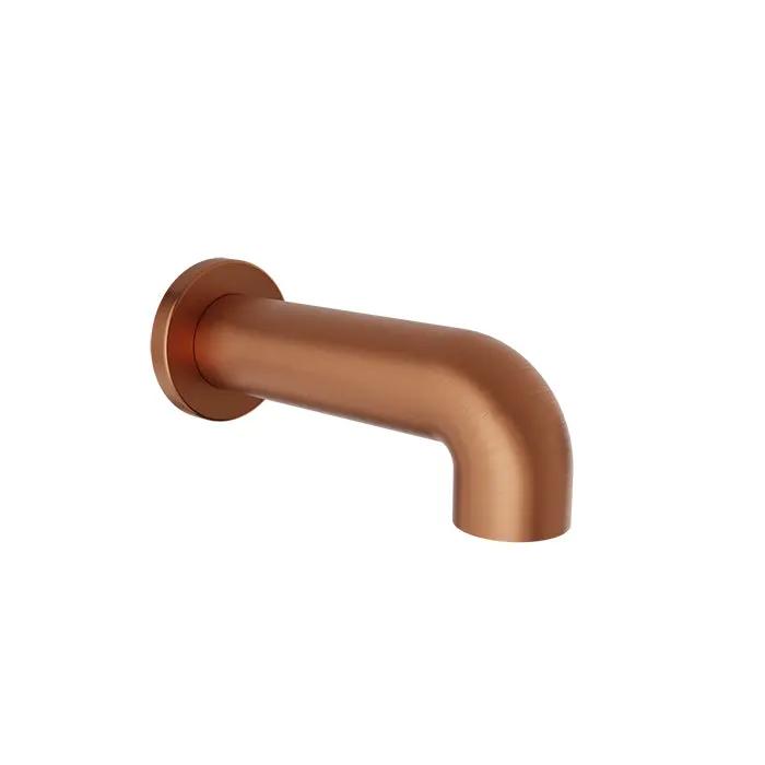 Baril Shower Components 7 inch Round Tub Spout without Diverter by Baril