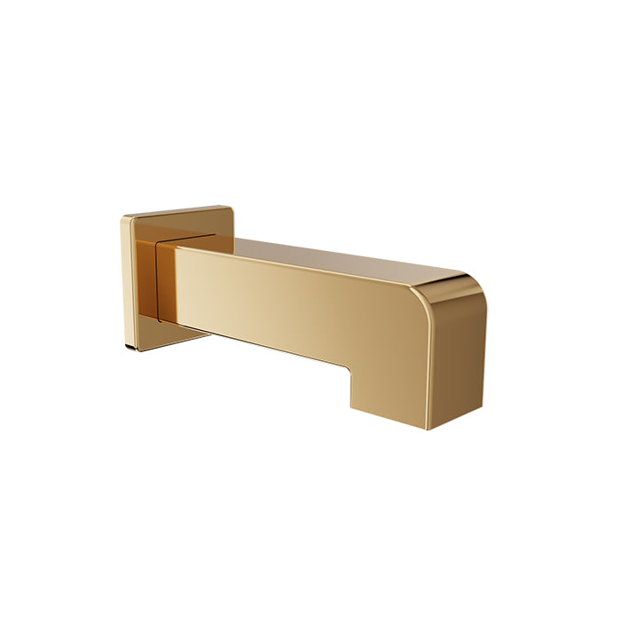 Baril Shower Components Square 7 inch Tub Spout without Diverter by Baril