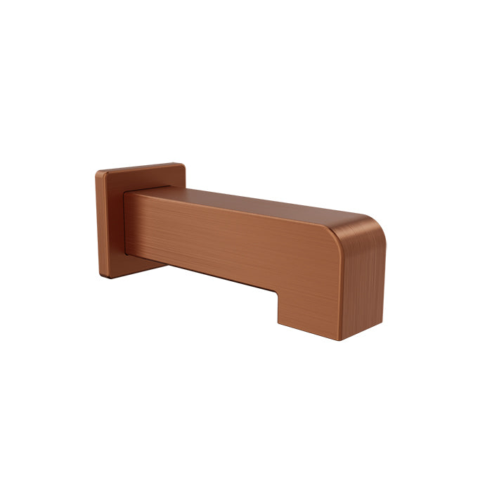 Baril Shower Components Square 7 inch Tub Spout without Diverter by Baril