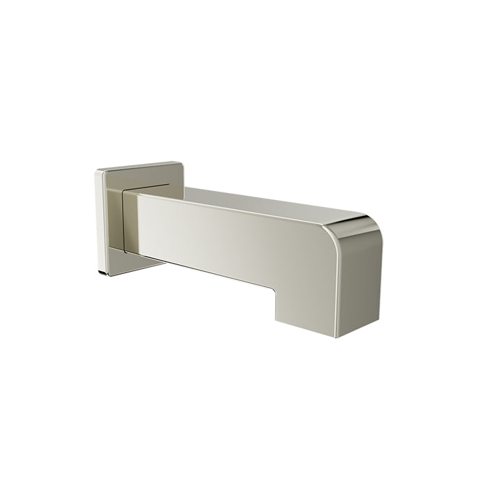 Baril Shower Components Square 7 inch Tub Spout without Diverter by Baril