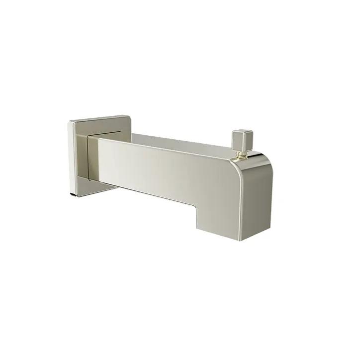 Baril Shower Components Square 7 inch Tub Spout with Diverter by Baril