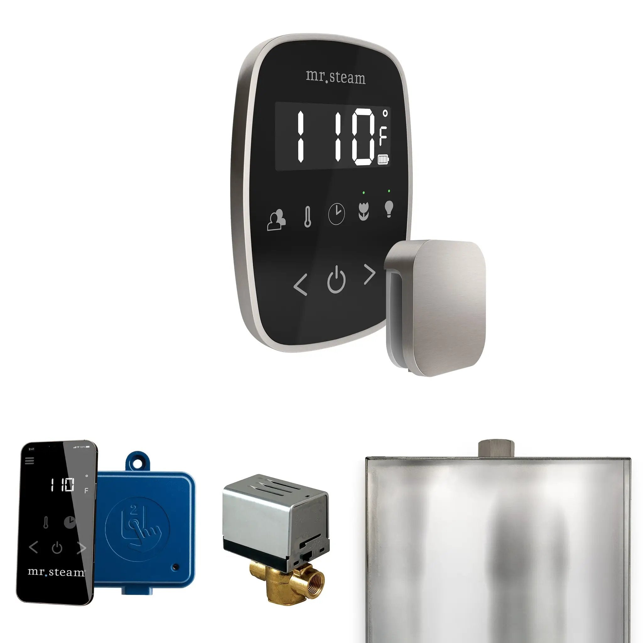 Mr Steam ButlerFlex Steam Shower Control Package with TempoFlex Control and Steamhead by Mr Steam