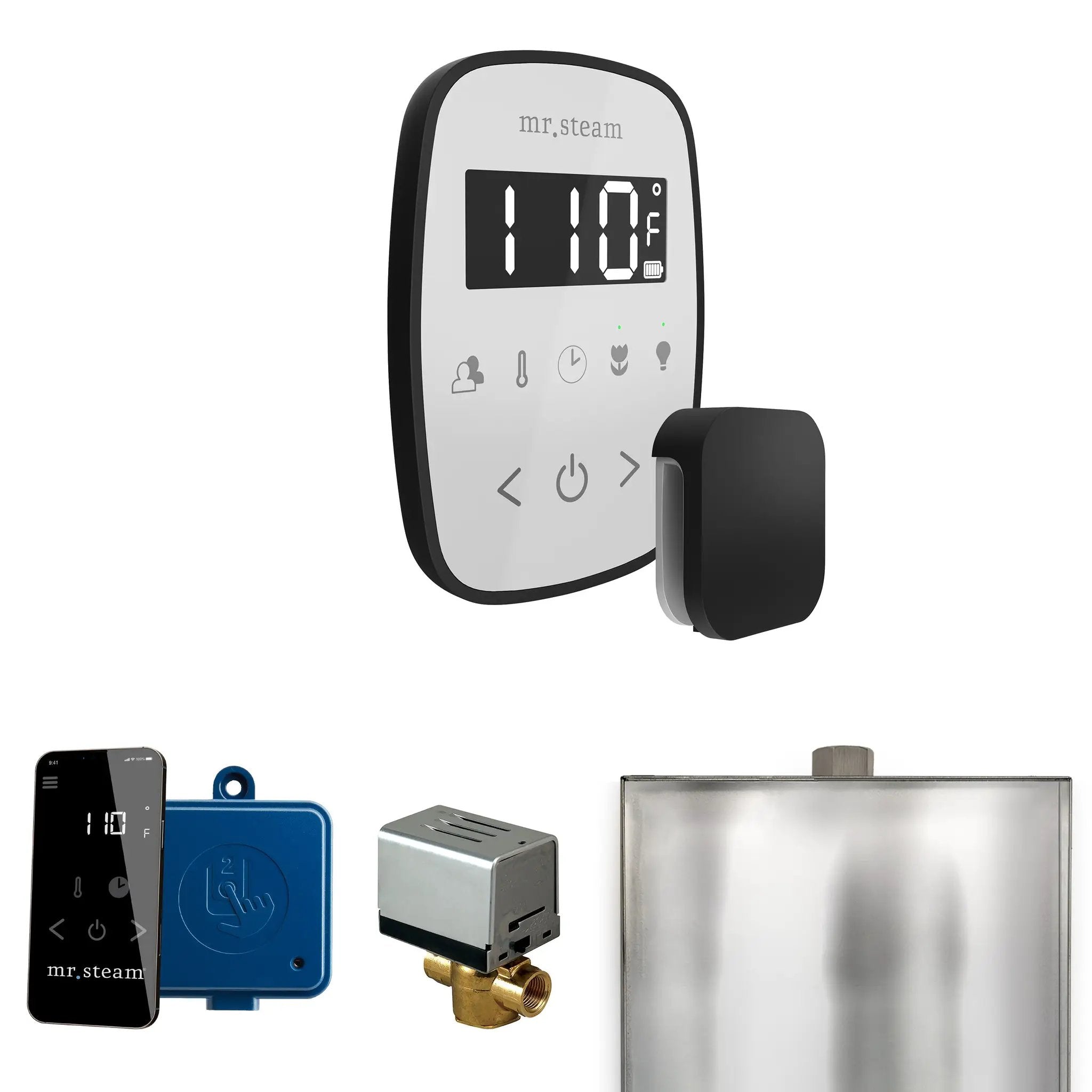 Mr Steam ButlerFlex Steam Shower Control Package with TempoFlex Control and Steamhead by Mr Steam