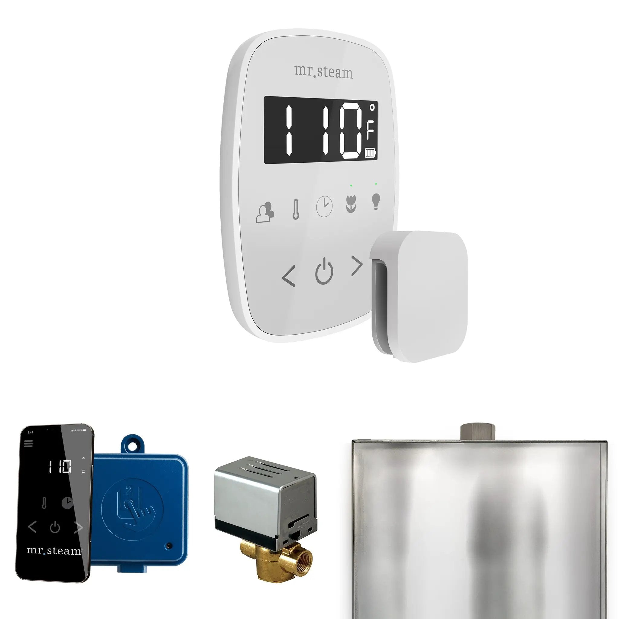 Mr Steam ButlerFlex Steam Shower Control Package with TempoFlex Control and Steamhead by Mr Steam