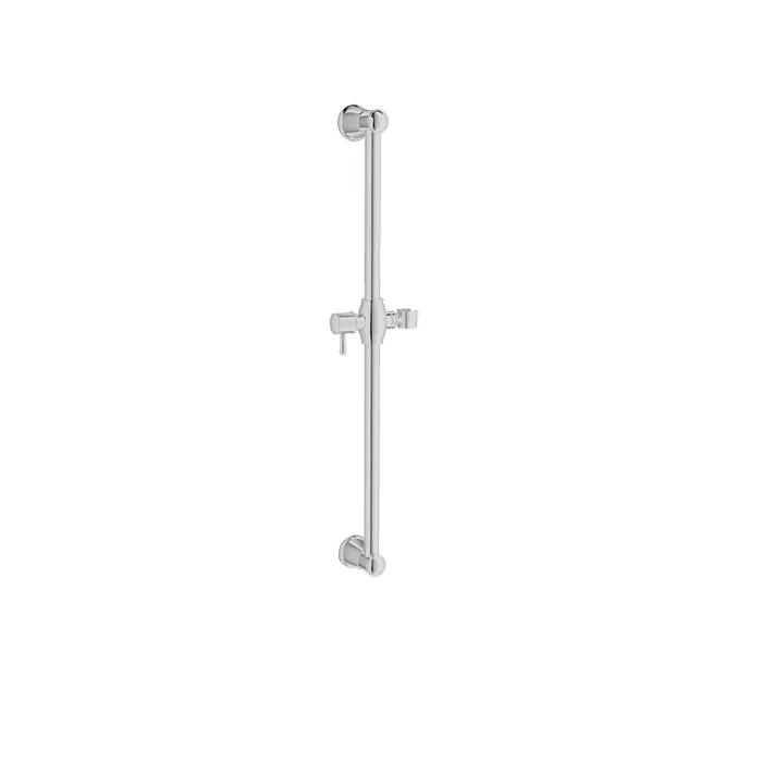 chrome shower bar