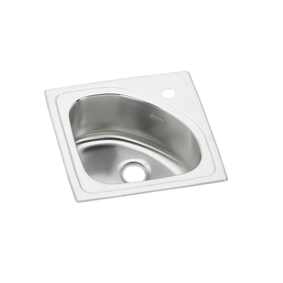 lustrous satin drop-in bar sink