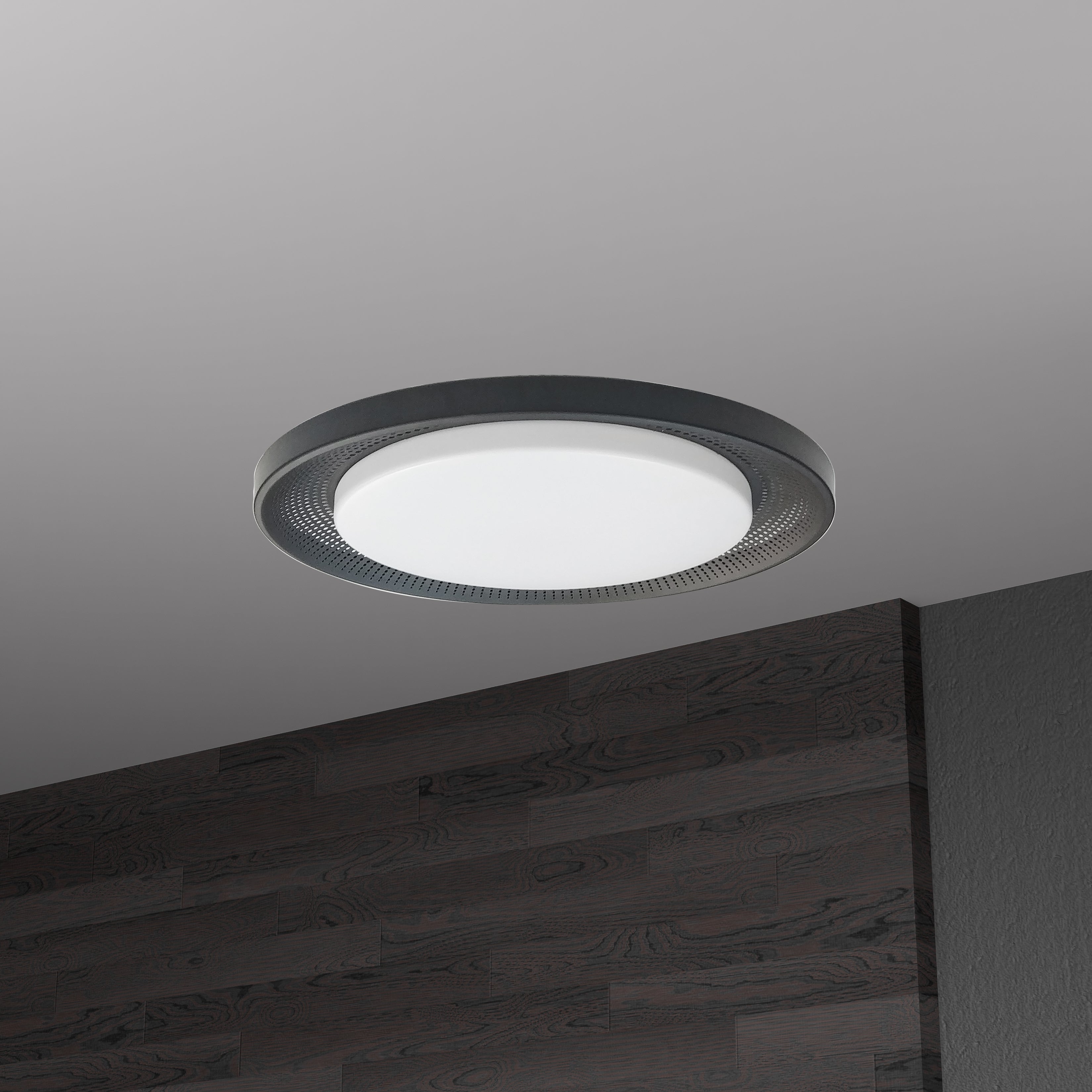 matte black flush mount