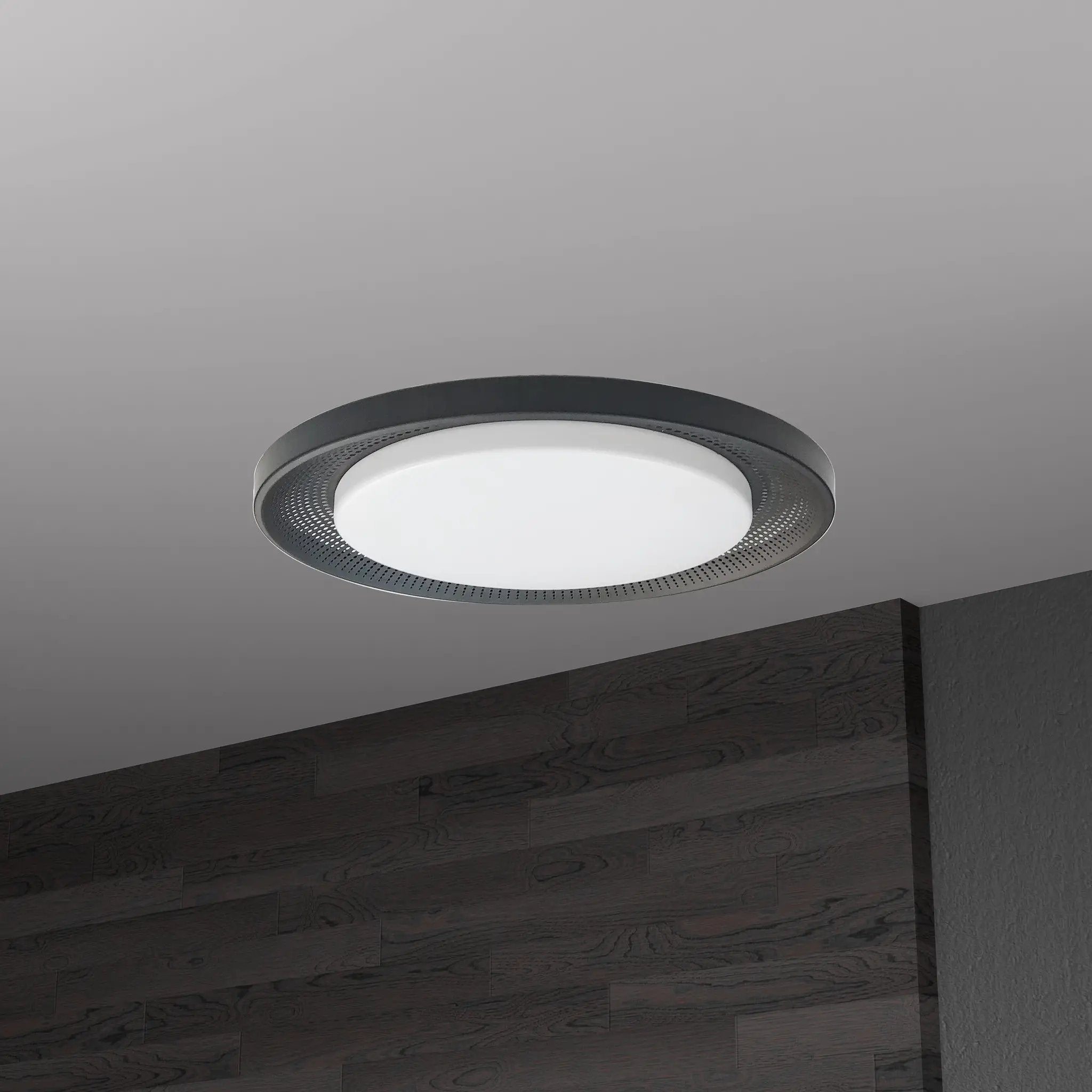 matte black flush mount