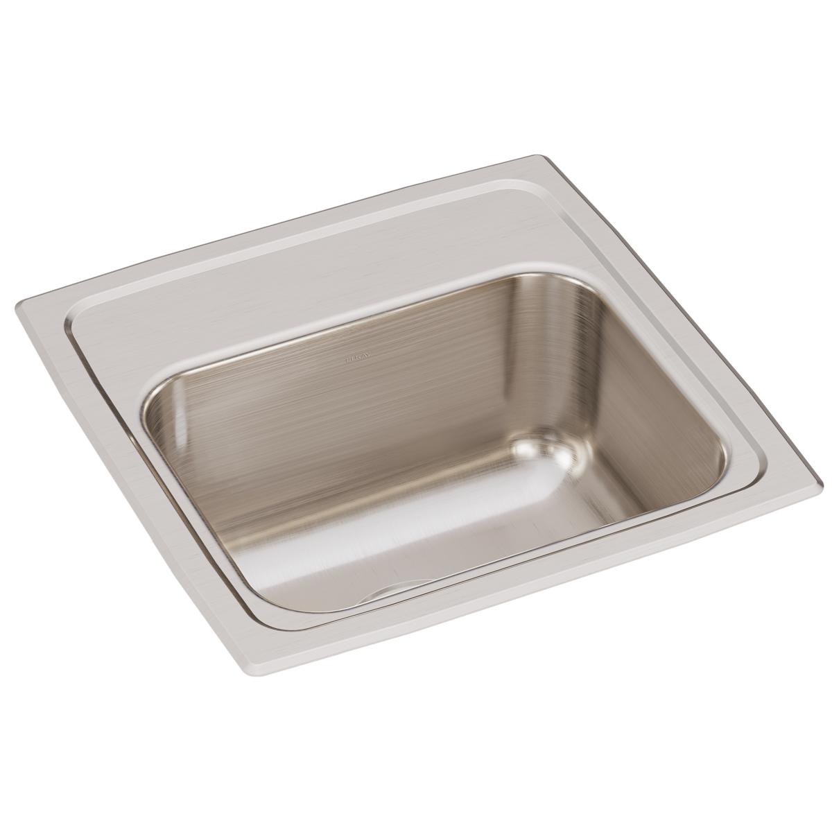 lustrous satin drop-in bar sink