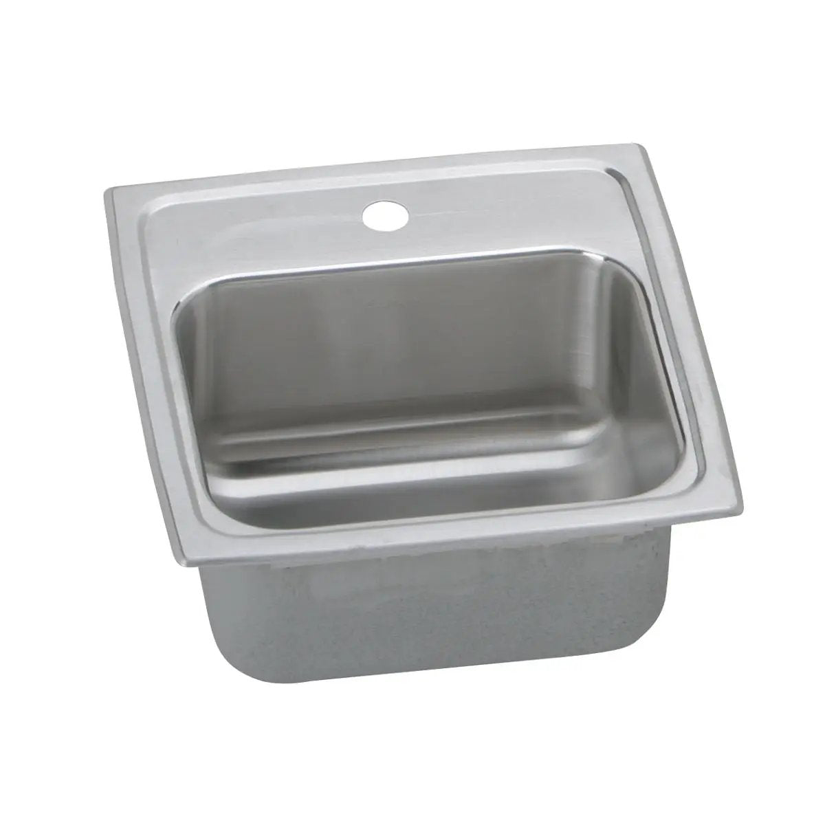 lustertone single bowl drop-in bar sink
