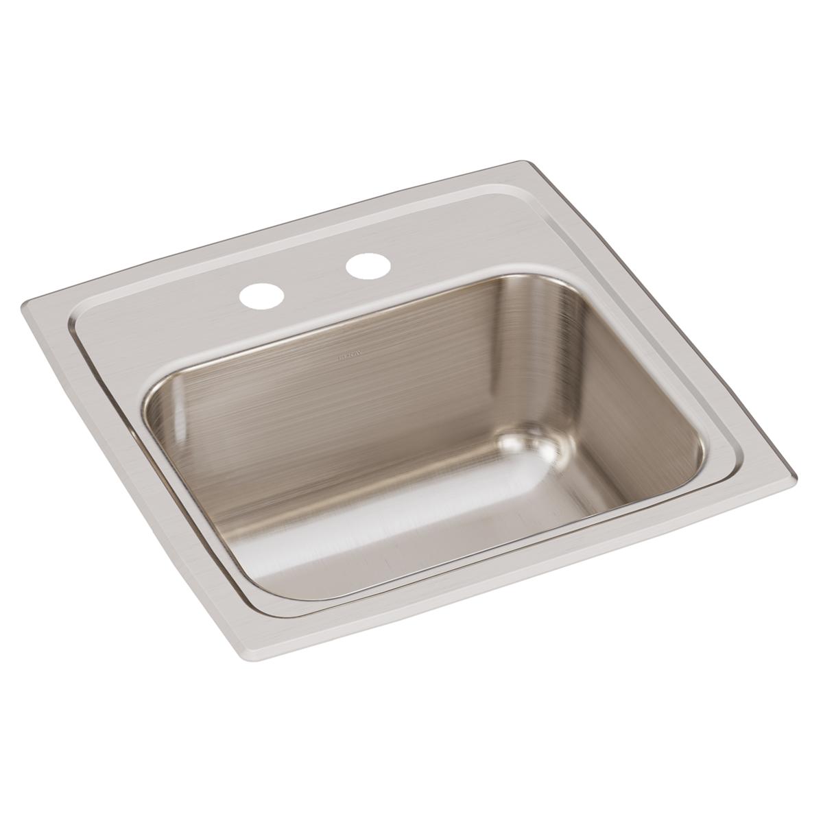 lustrous satin drop-in bar sink