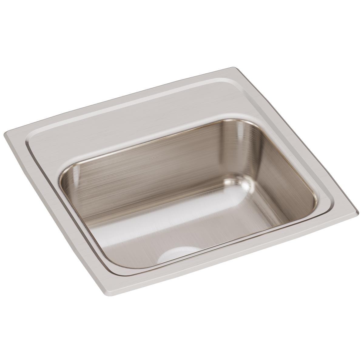 lustrous satin drop-in bar sink