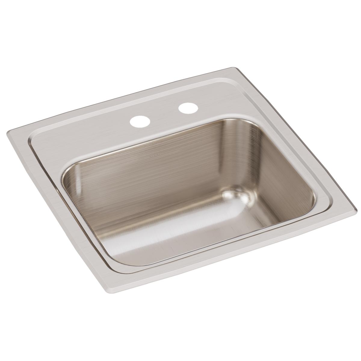 lustrous satin drop-in bar sink