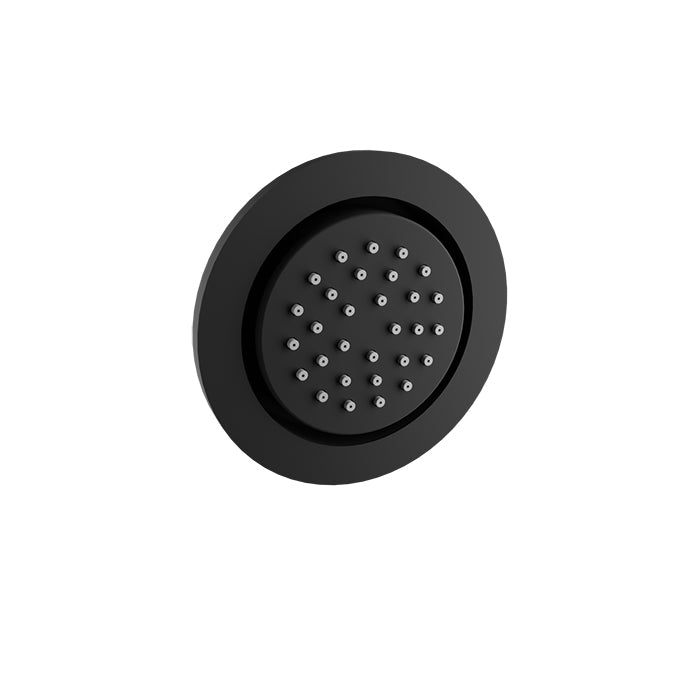 Baril Shower Components Round Built-In Lateral Body Jet by Baril